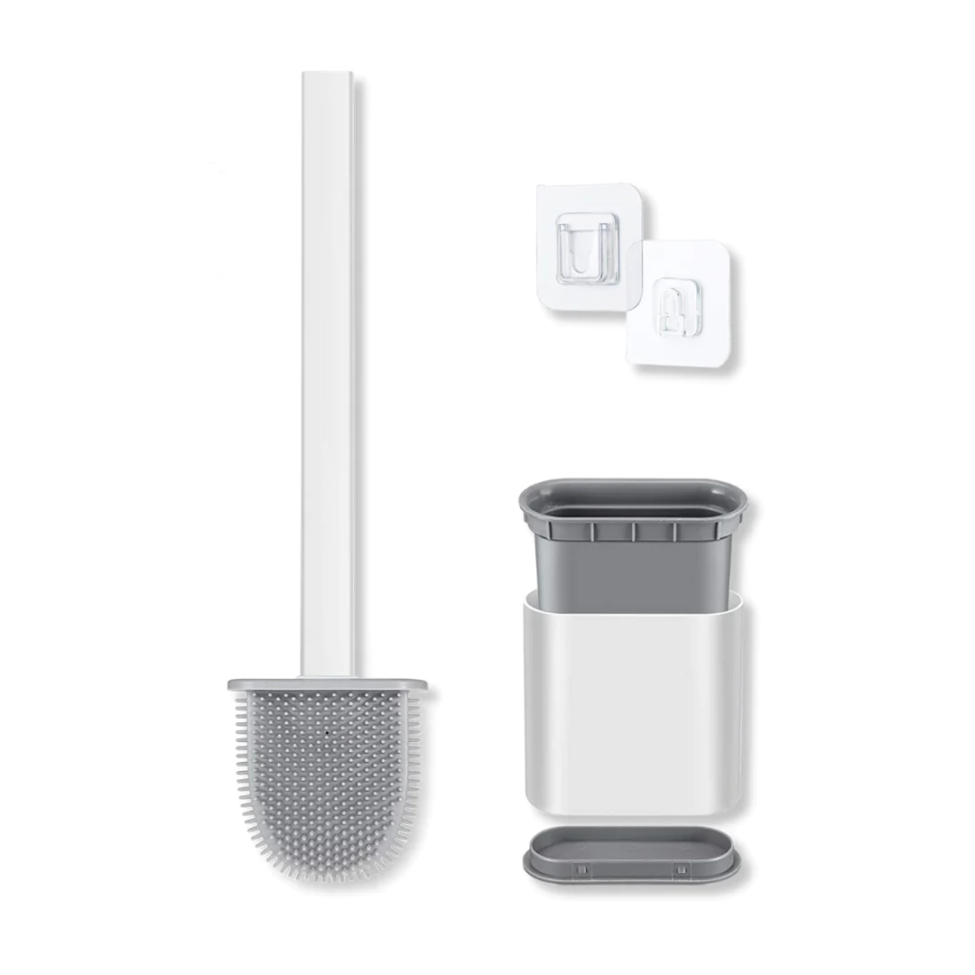 Brosse de Toilette en Silicone - Efficace, Hygiénique et Durable