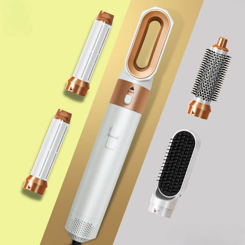 Brosse Sèche-Cheveux 5 en 1 : L'appareil coiffant révolutionnaire