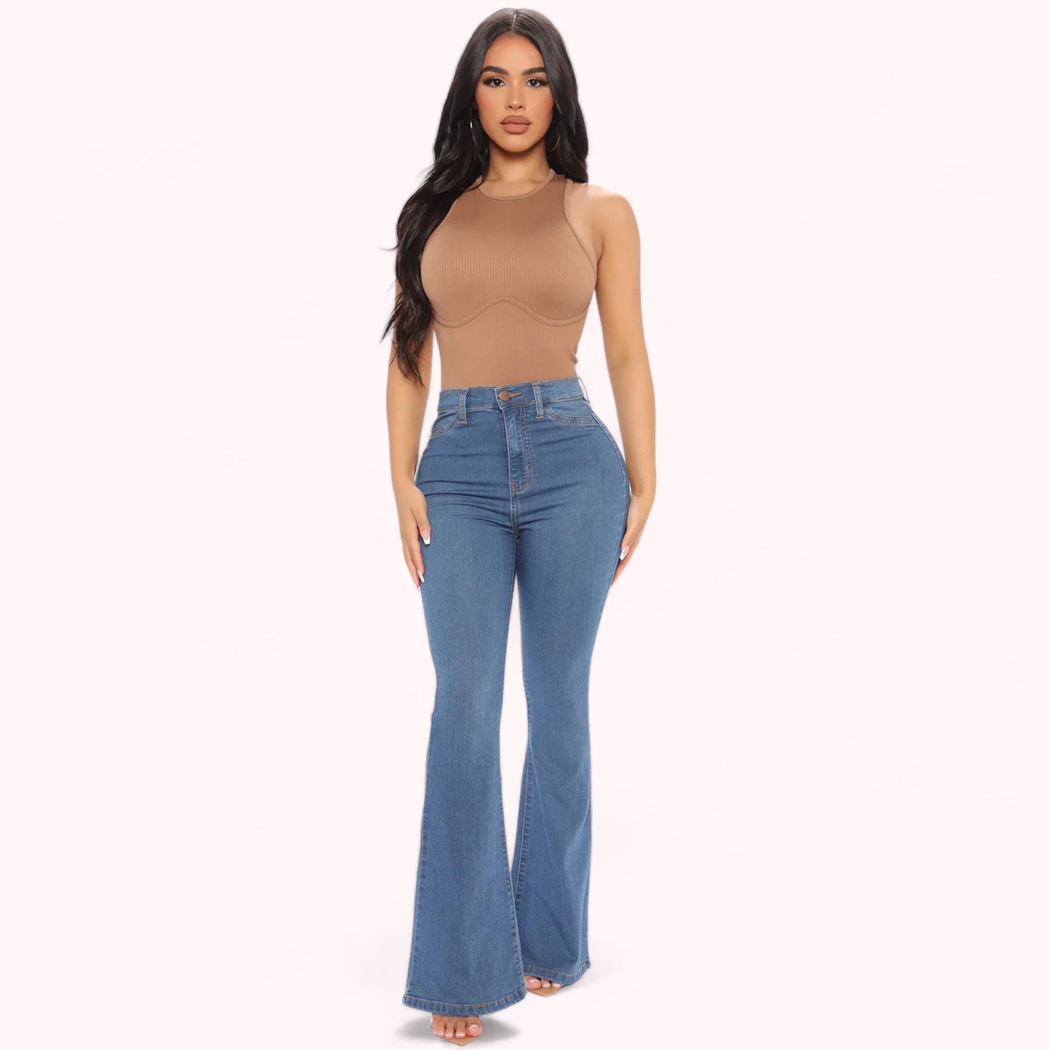 Isla | Jeans Premium Taille Haute Courbe Lift : Le Must-Have de Votre Garde-Robe
