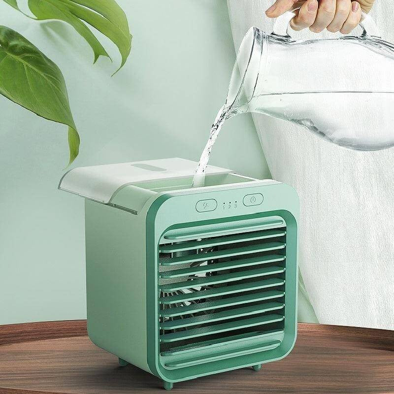 Rafraîchissez votre environnement avec le Mini Climatiseur Rechargeable à Eau