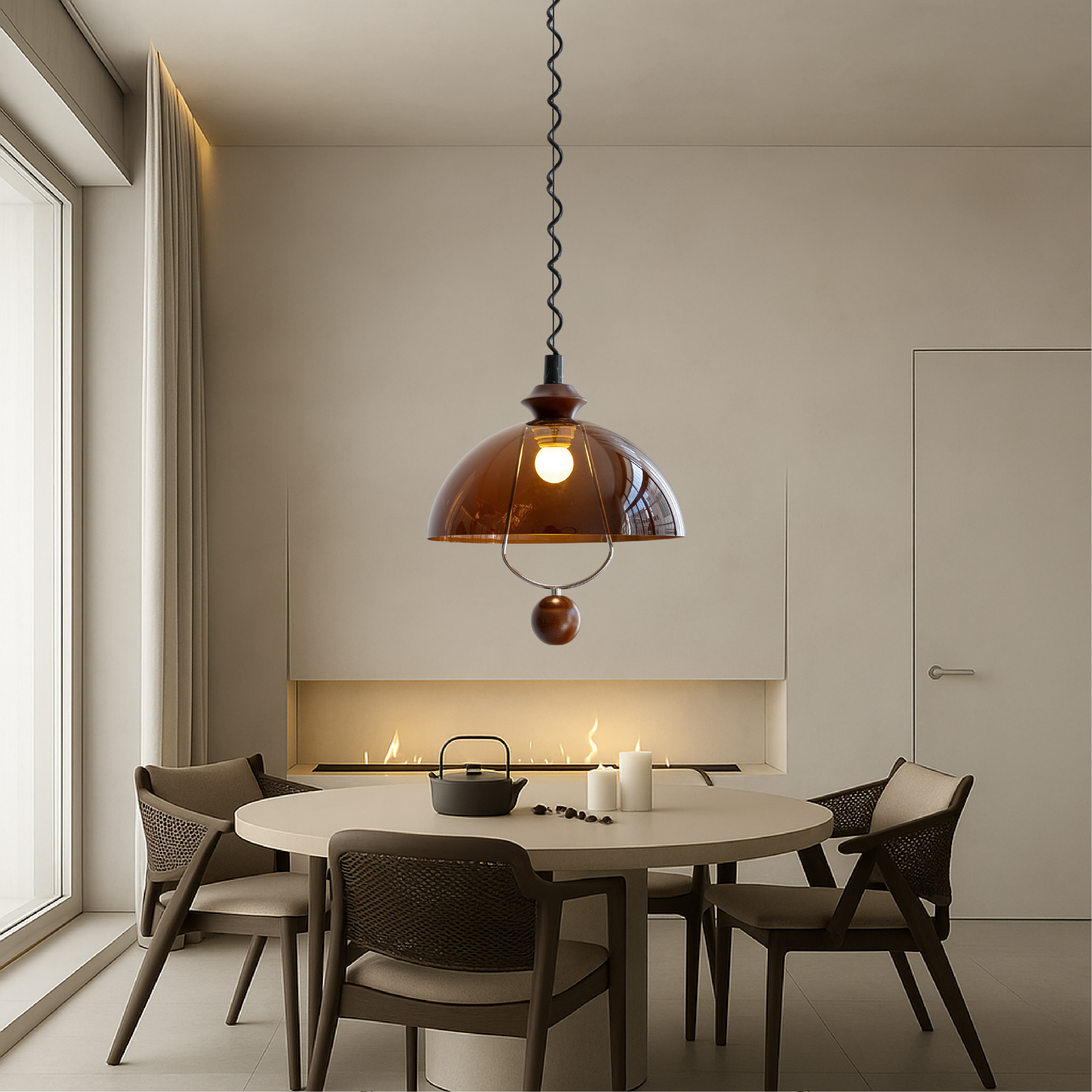 Lampe pendante ancienne
