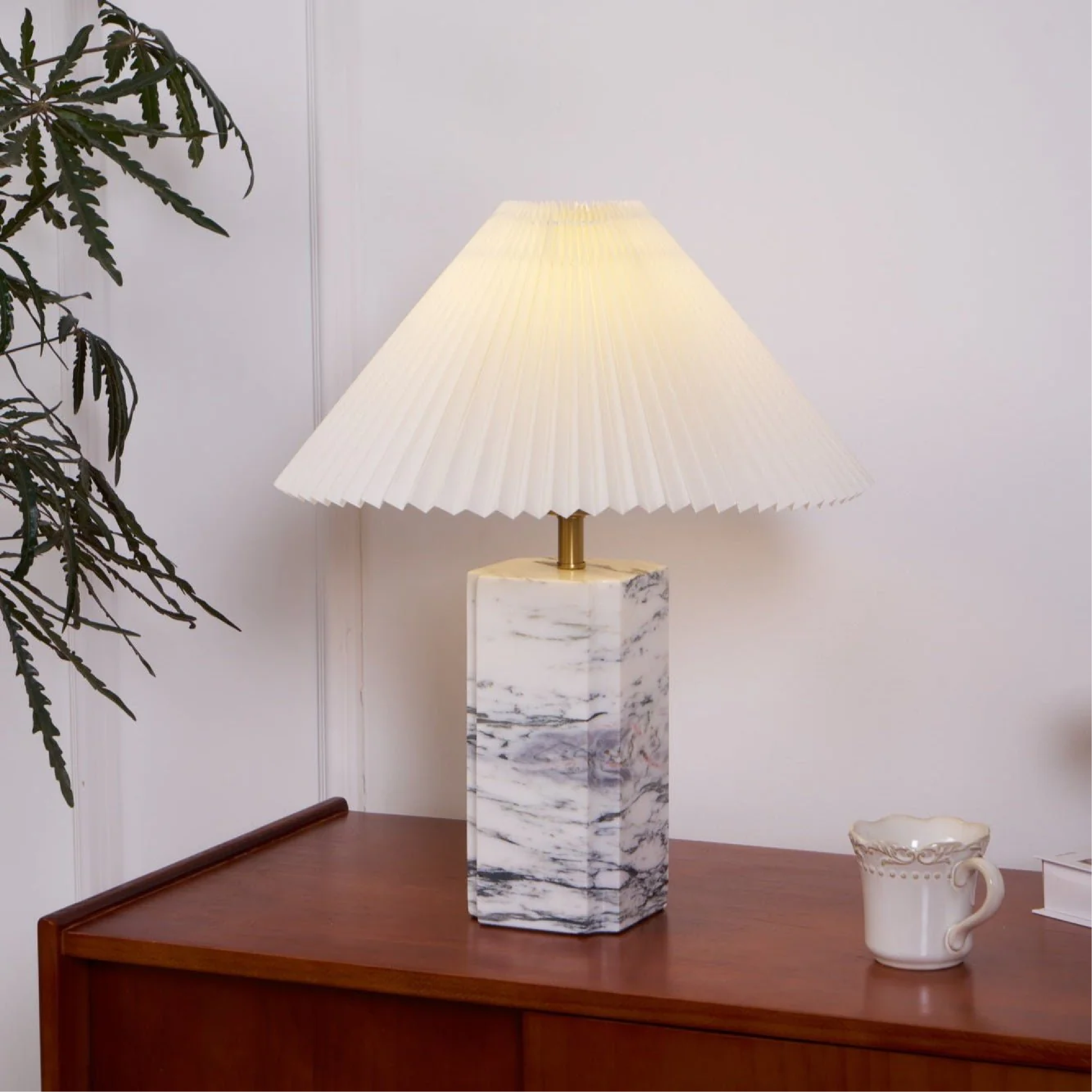 Lampe à poser en marbre de Rica
