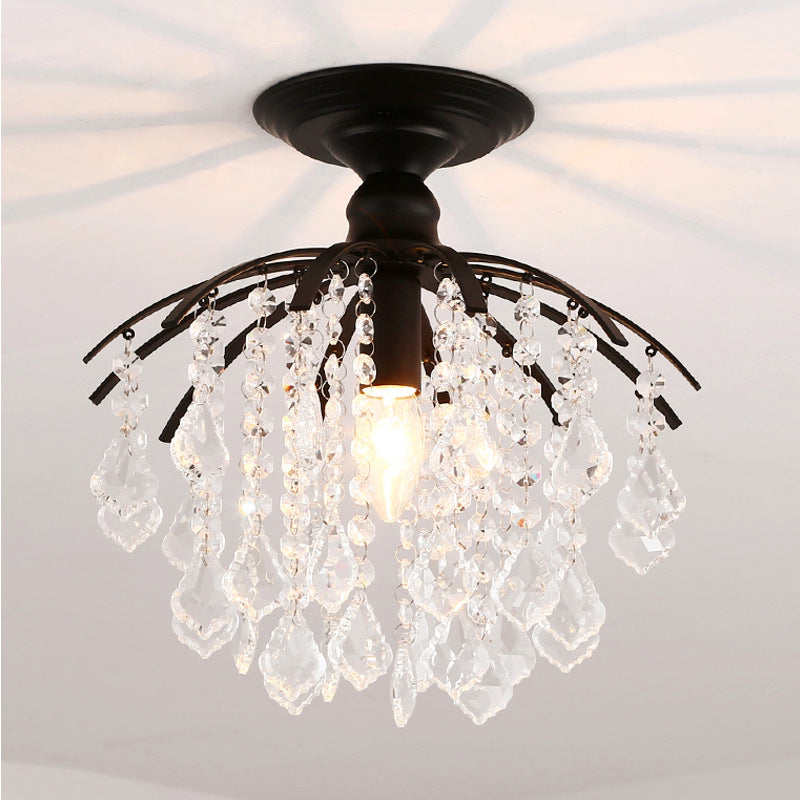 Lustre en cristal pour chambre à coucher