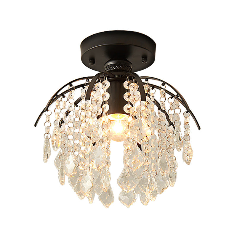 Lustre en cristal pour chambre à coucher