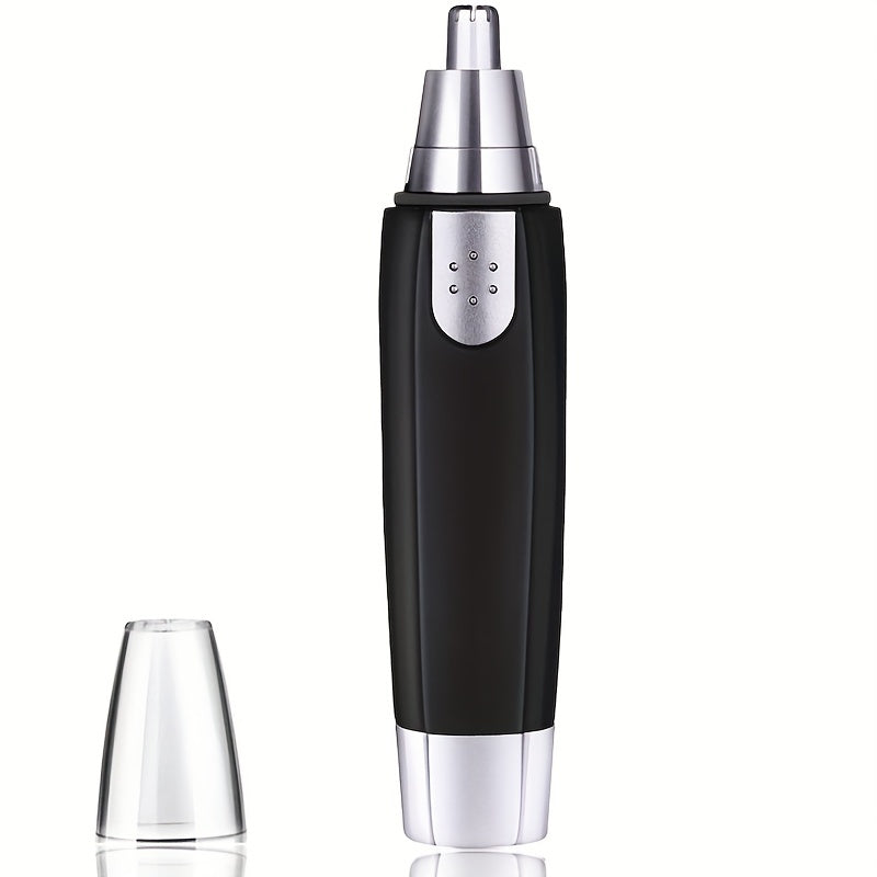 Tondeuse électrique pour nez et oreilles en Argent - Coupe poils du nez et des oreilles, design ergonomique