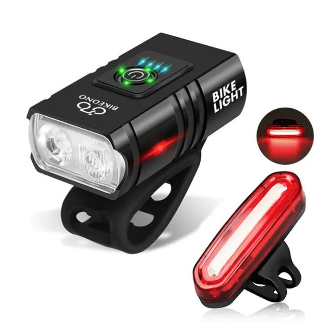 Lumières Vélo Puissantes Lumens - Éclairage Avant et Arrière Étanche pour une sécurité cycliste renforcée
