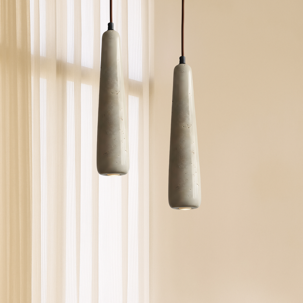 Lampe pendante en forme de crayon