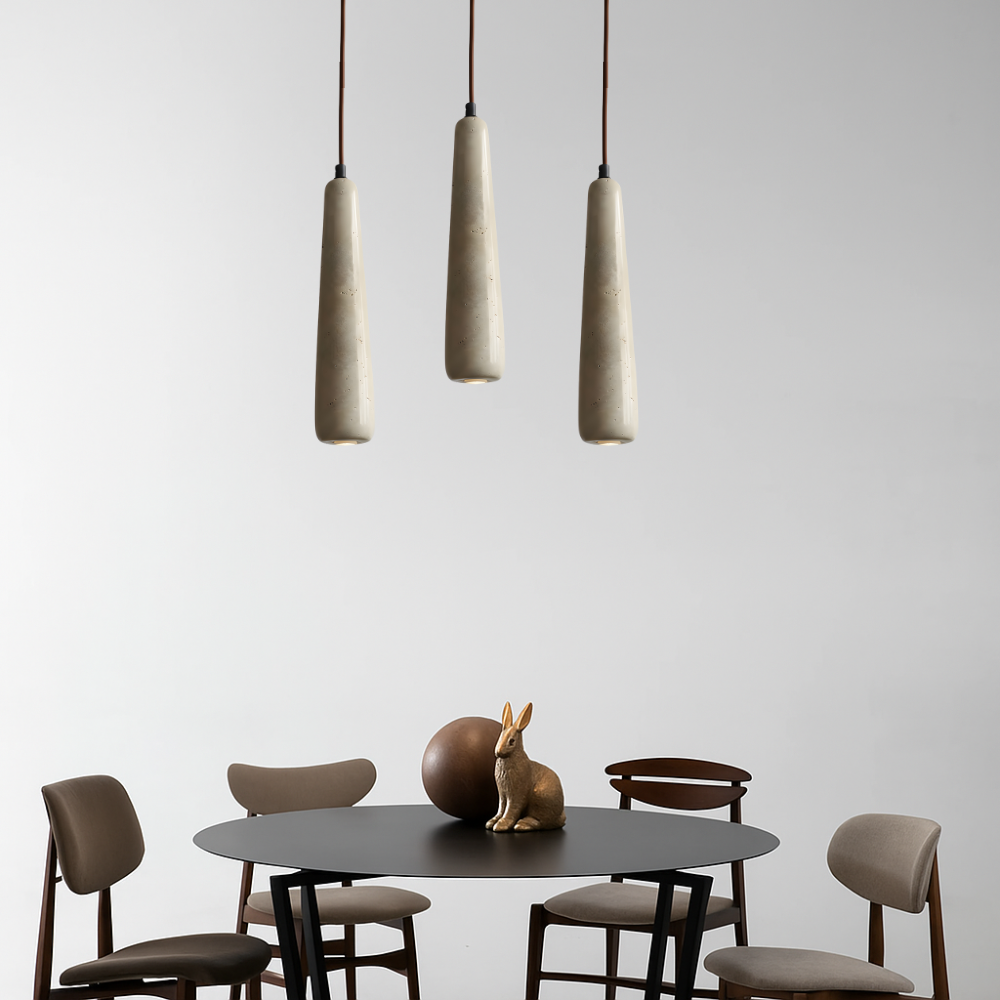 Lampe pendante en forme de crayon