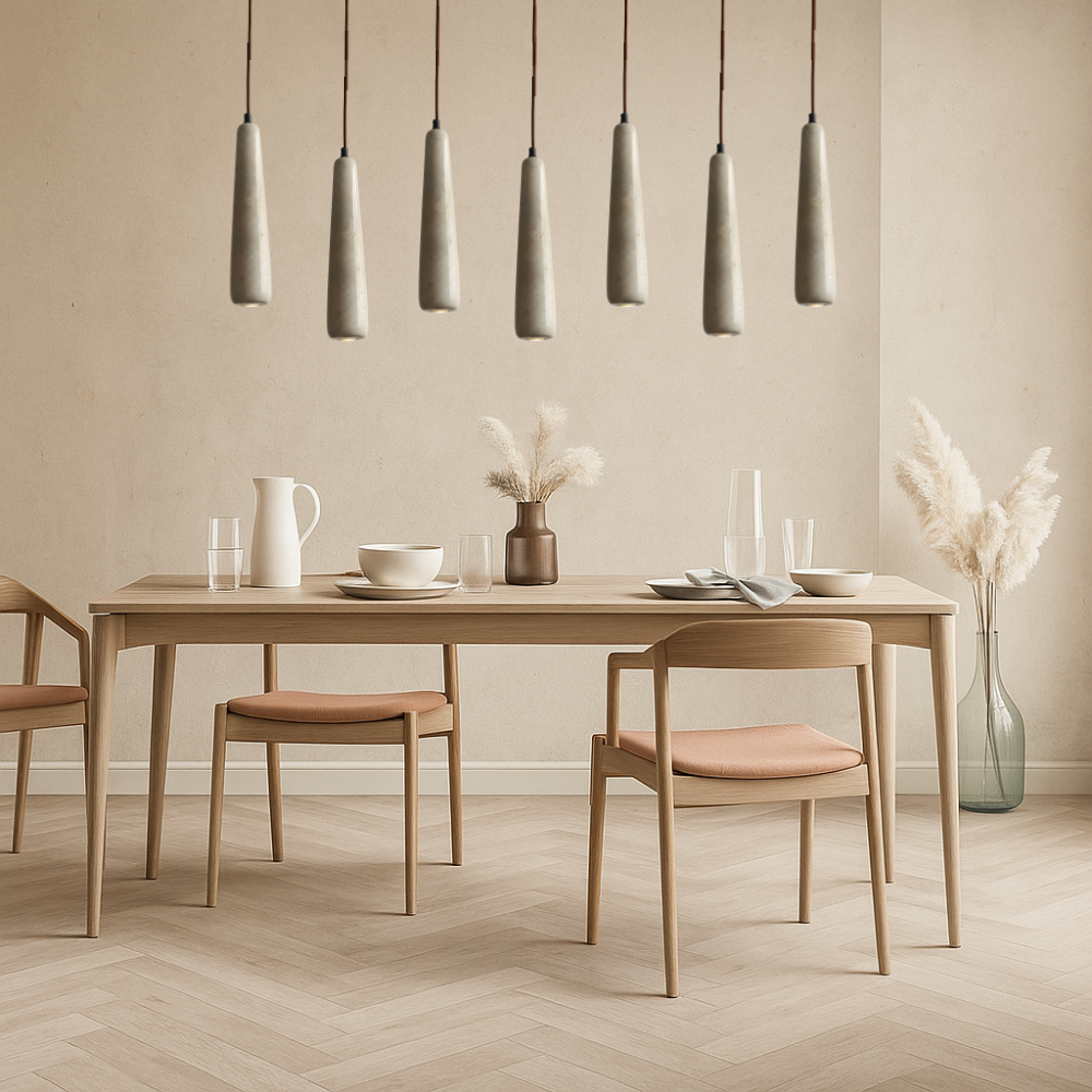 Lampe pendante en forme de crayon
