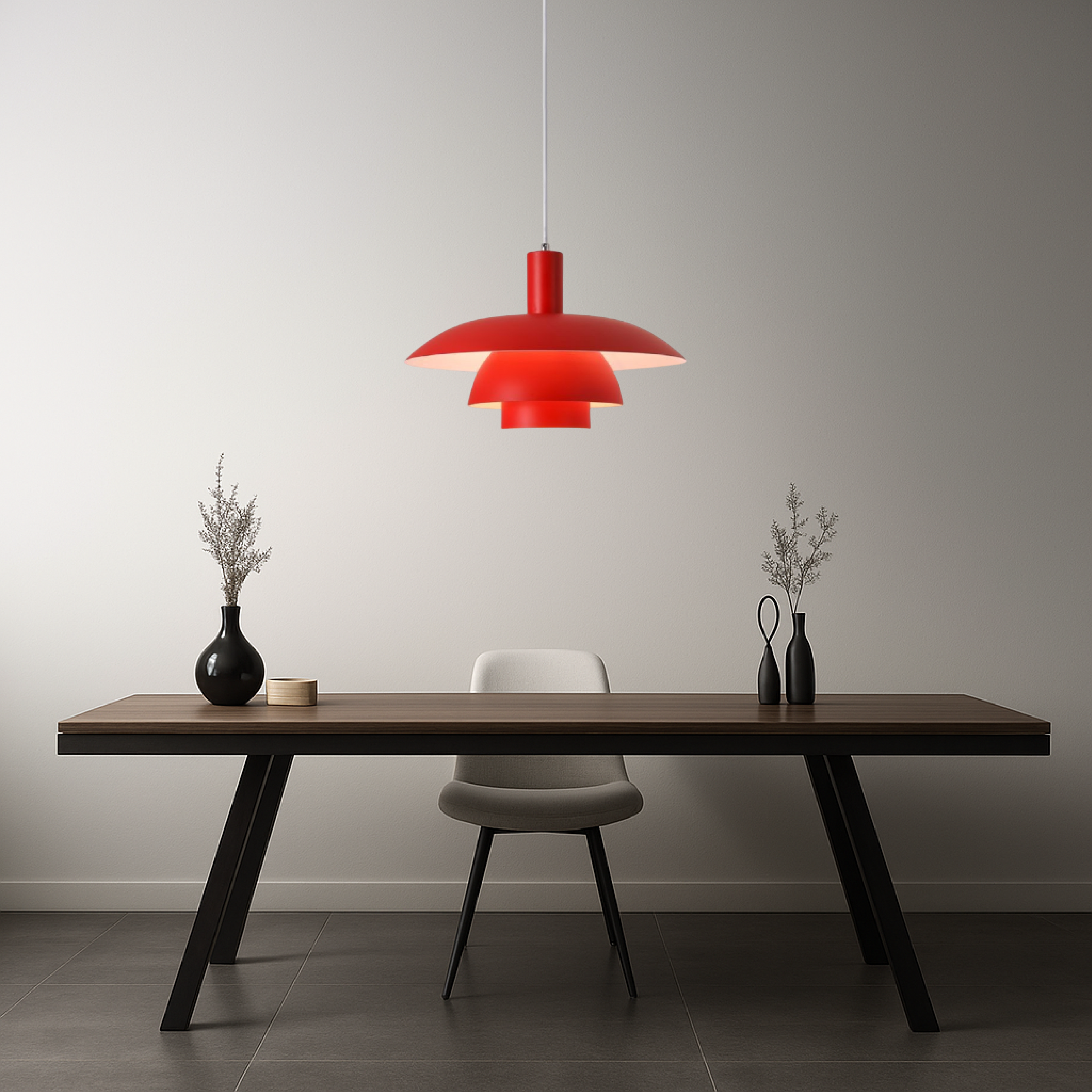 Lampe suspendue de style danois d'Irda