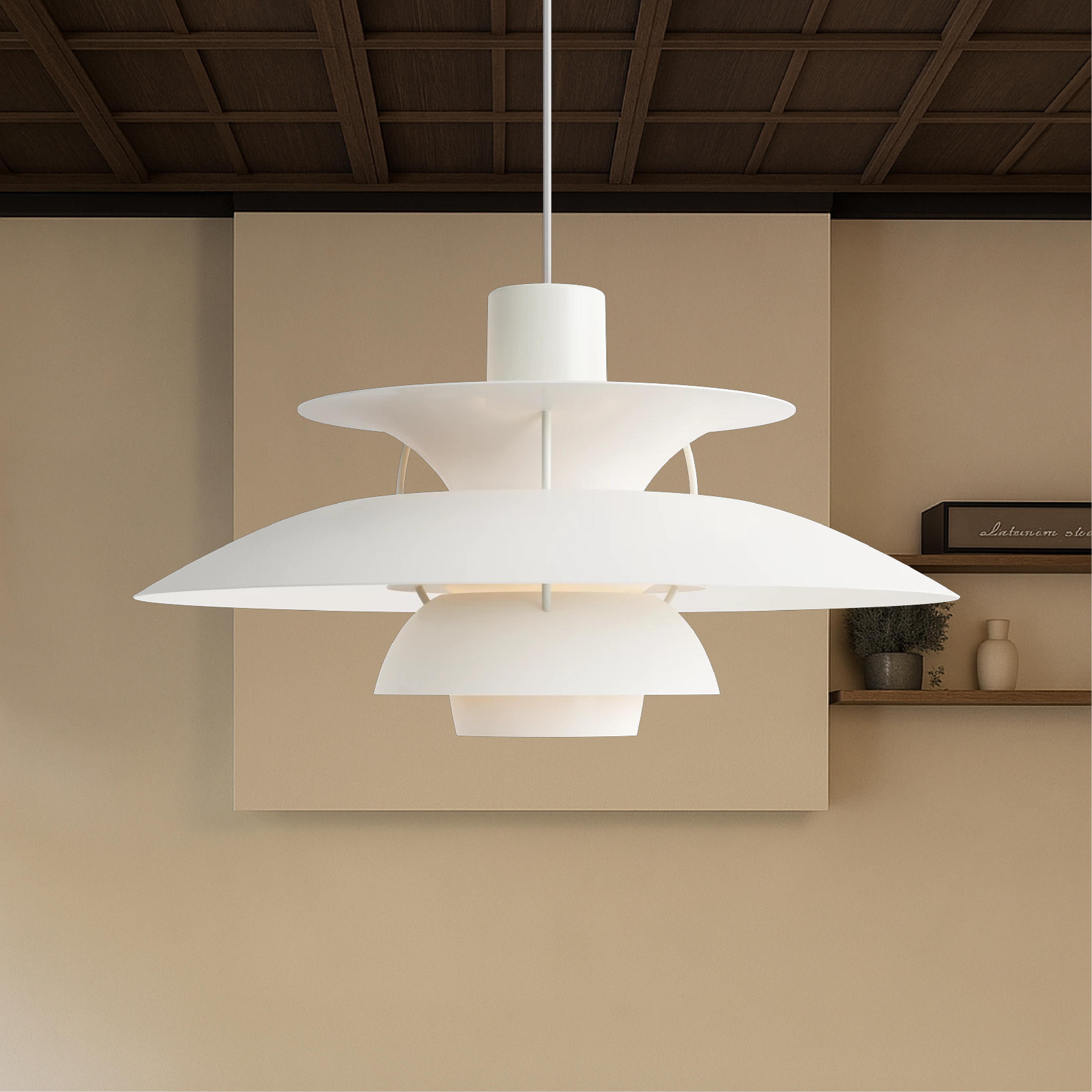 Lampada a sospensione multistrato danese