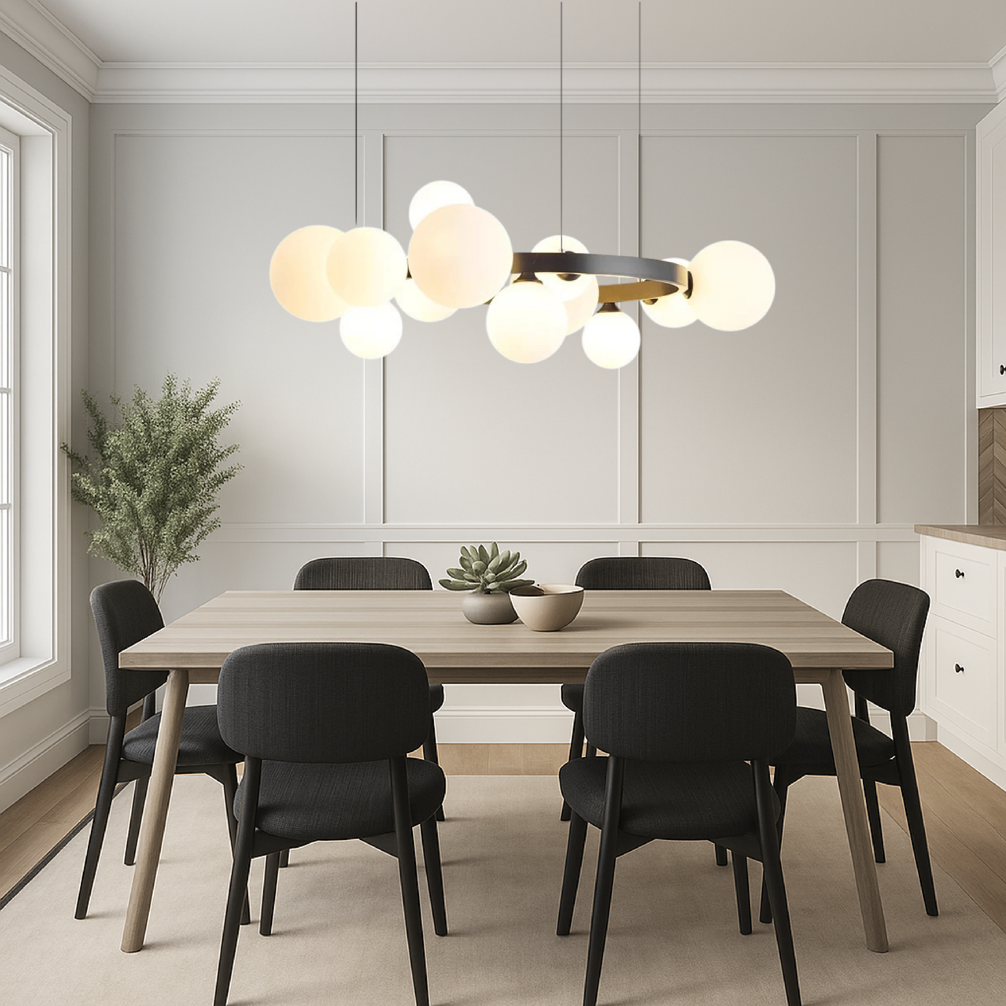 Lustre de salon nordique