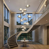 Lustre Villa en verre nordique
