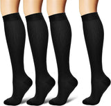 4 pairs of comfortable compression socks - Men and Women