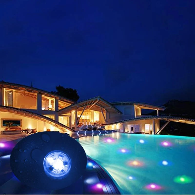Lampe LED Submersible avec Télécommande Infrarouge pour Contrôle à Distance t