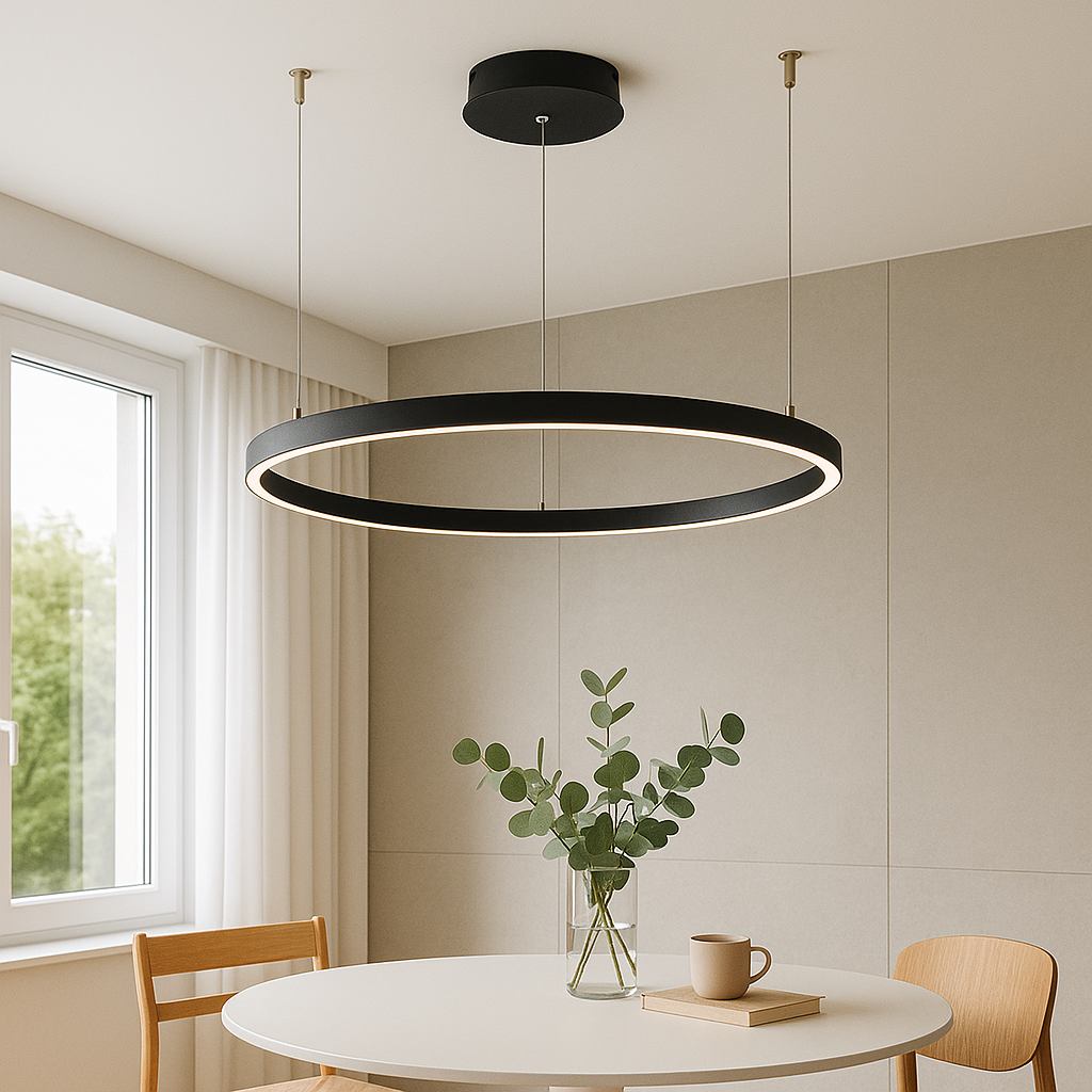 Lampe pendante anneau nordique