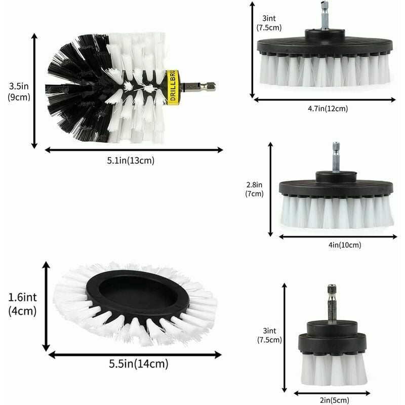 Brosses de Nettoyage pour Perceuse polyvalentes et durables lea