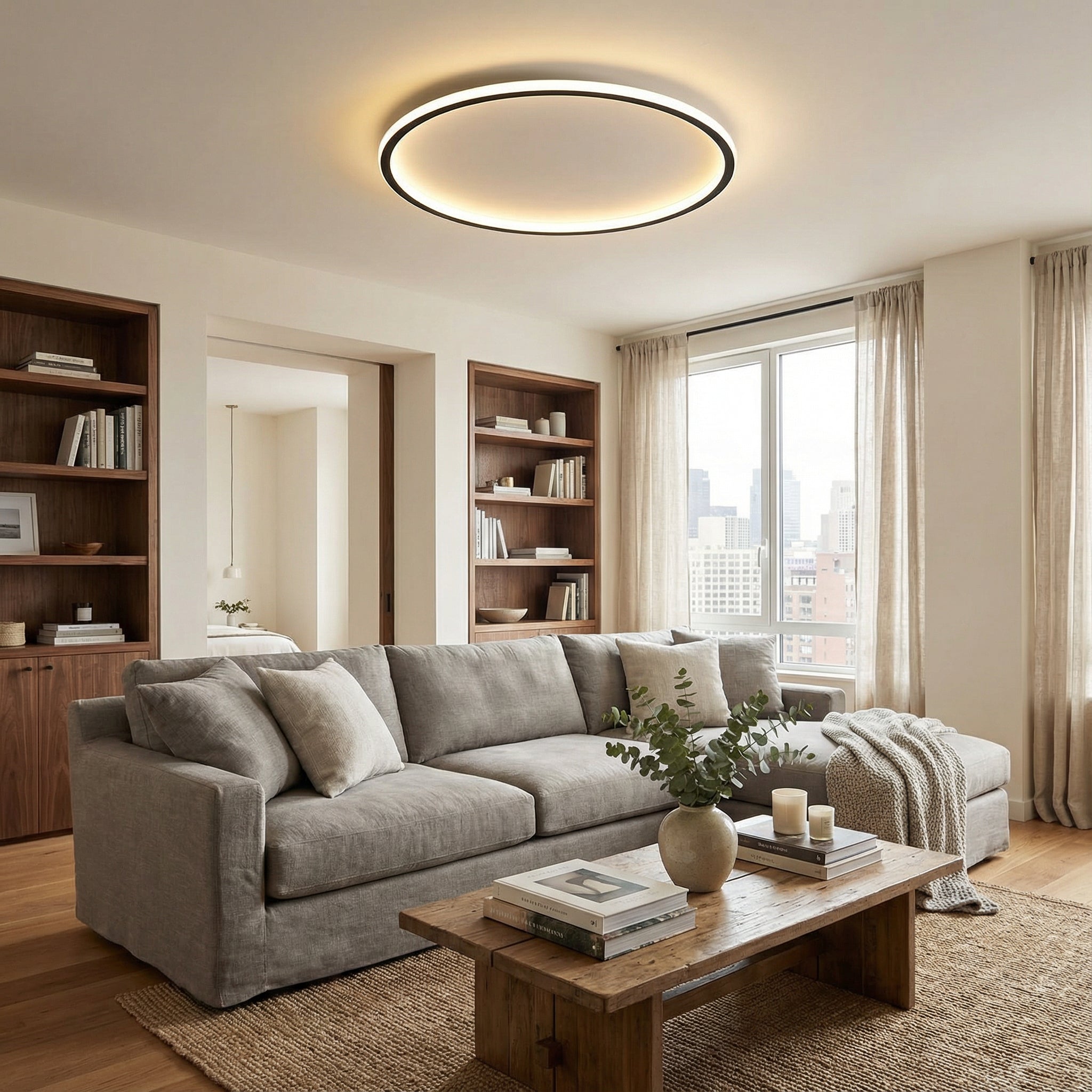 Mysaglobe Plafonnier rond scandinave