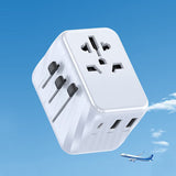 Adaptateur Prise Universelle de Voyage - 2 USB et 1 USB-C