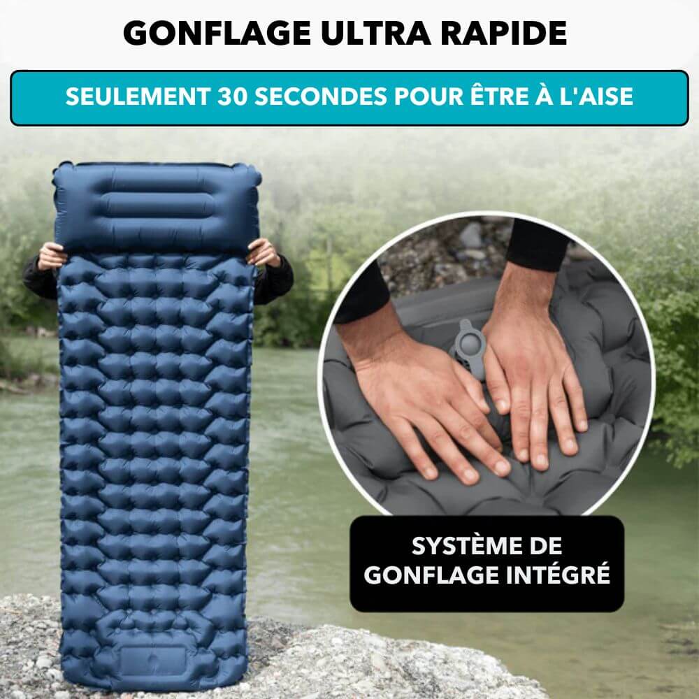 Matelas Gonflable AirLite degrés Confortable confort Camping Compact Léger