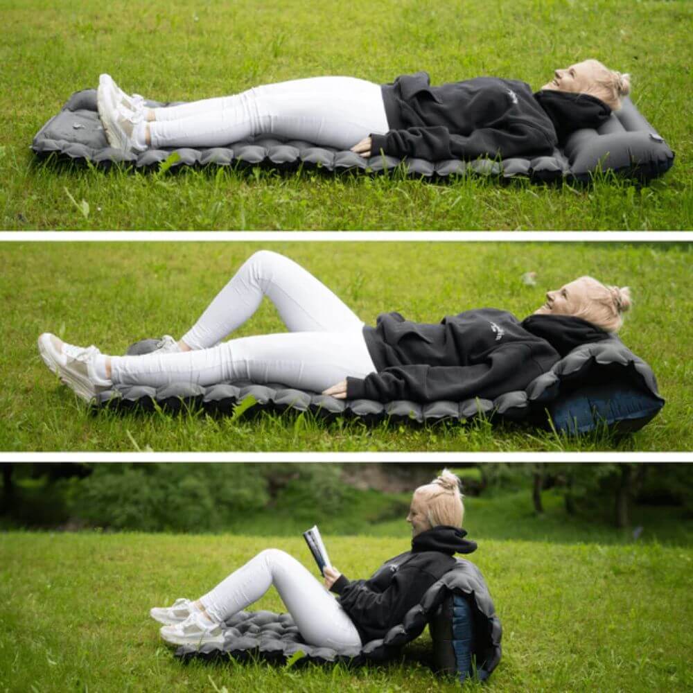 Matelas Gonflable AirLite Entrée USB-C Confortable confort Camping Compact Léger