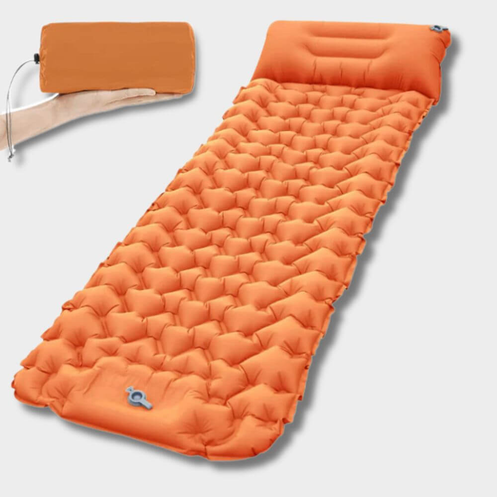 Matelas Gonflable AirLite Vert Confortable confort Camping Compact Léger tr