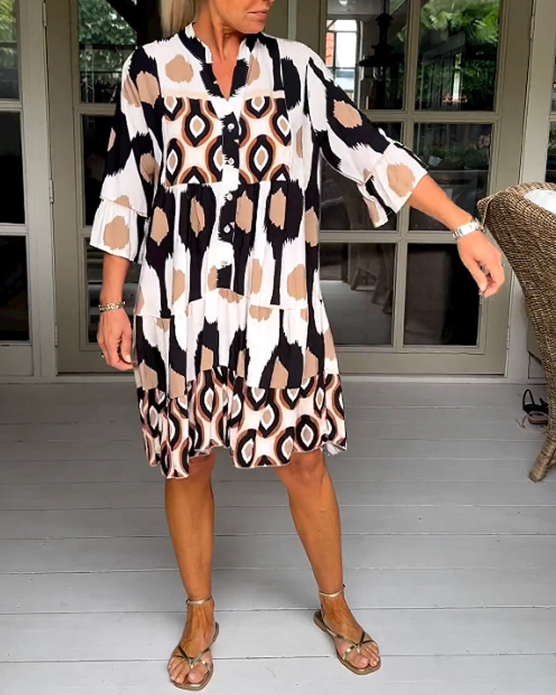Robe imprimée tendance pour femme en été - Alexandra | La robe imprimée trave