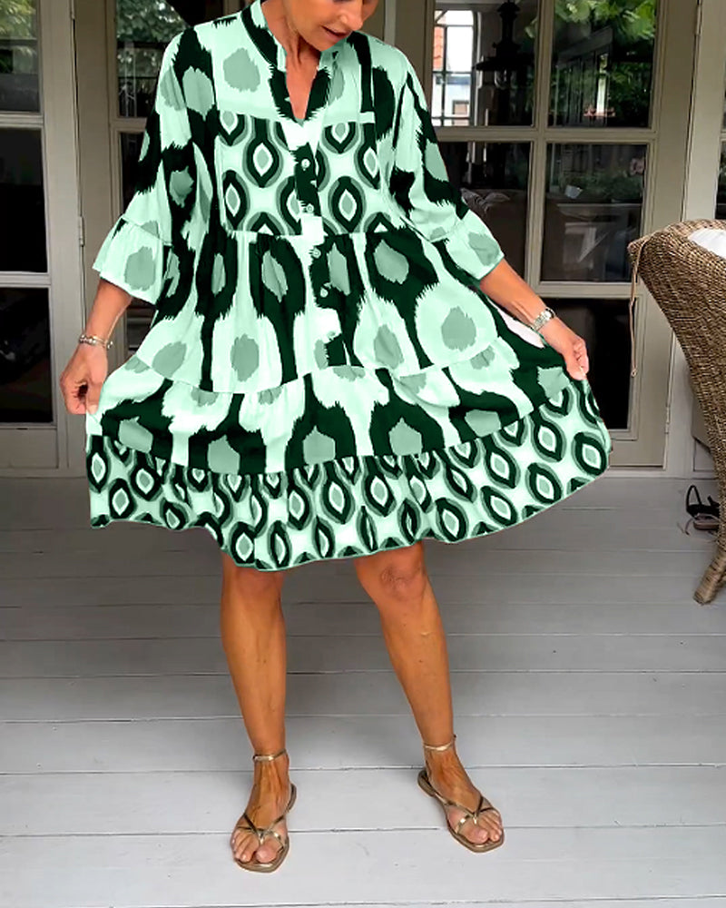 Robe imprimée tendance pour femme en été - Alexandra | La robe imprimée trave