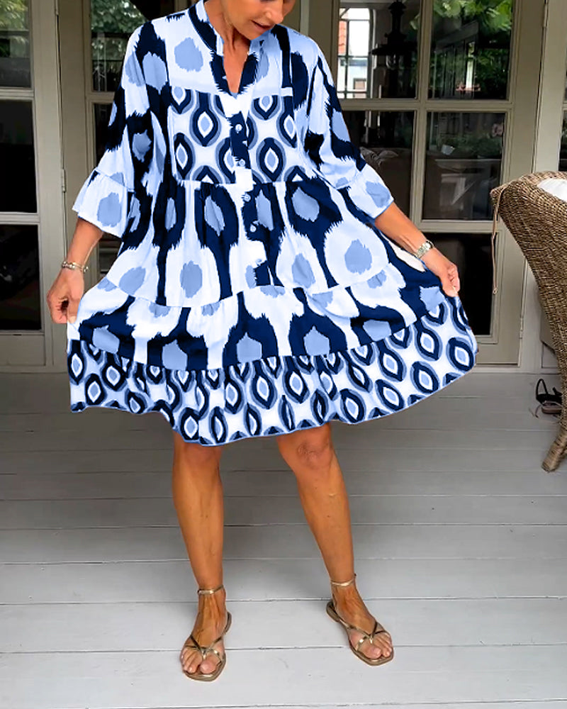 Robe imprimée tendance pour femme en été - Alexandra | La robe imprimée trave