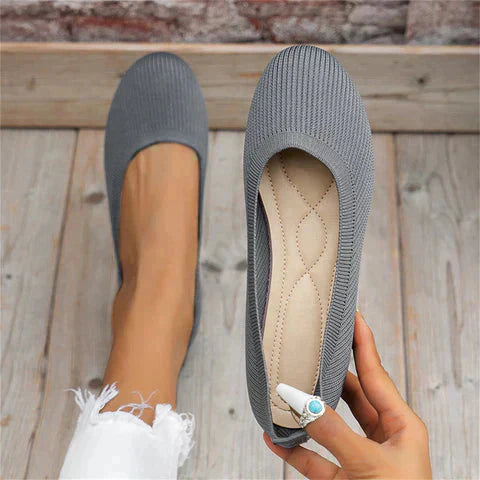 Slip-Ons orthopédiques Alice en Gris - Confort Luxueux et Soutien Voûte Plantaire