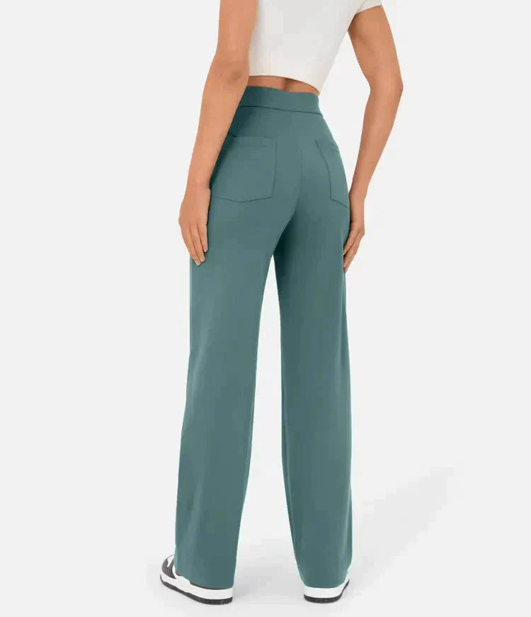 Pantalon extensible taille haute Ambre pour femmes - Confort ultime et style élégant