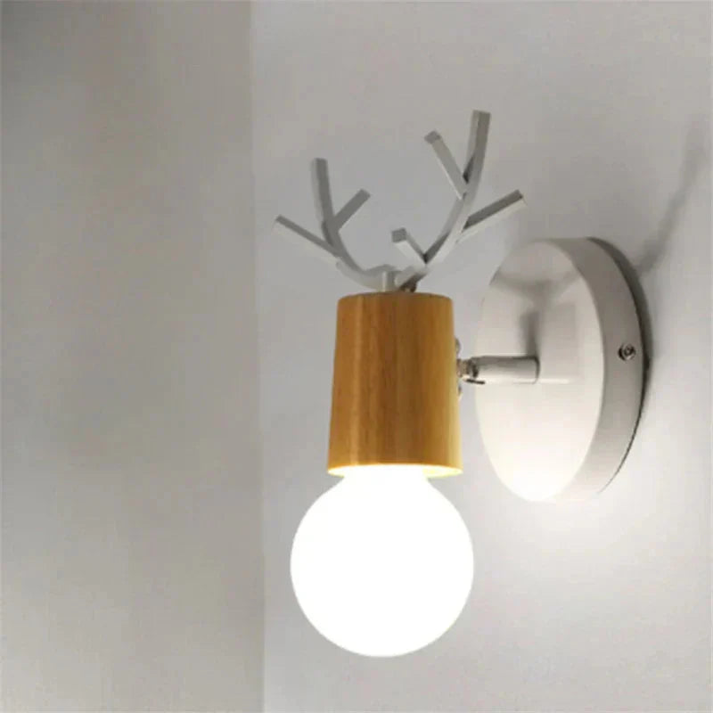 Applique Murale en Bois naturel - Éclairage Chaleureux et Design Organique tr