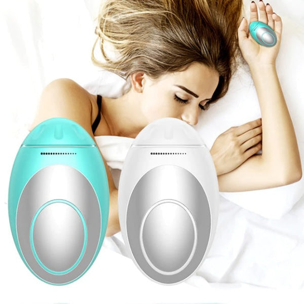 Appareil d'aide au sommeil - Spécial anxiété et insomnie, dispositif innovant en Blanc pour relaxation et soulagement du stress