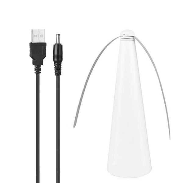 Appareil anti mouches blanc - Ventilateur répulsif pour repas serein en extérieur