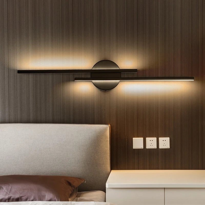 Applique Murale Doner LED Aero en Noir - Style Minimaliste et Éclairage Économique