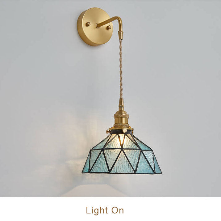 Applique Murale en Verre Ondulé Aquarius - Lumière Douce pour une Ambiance Apaisante