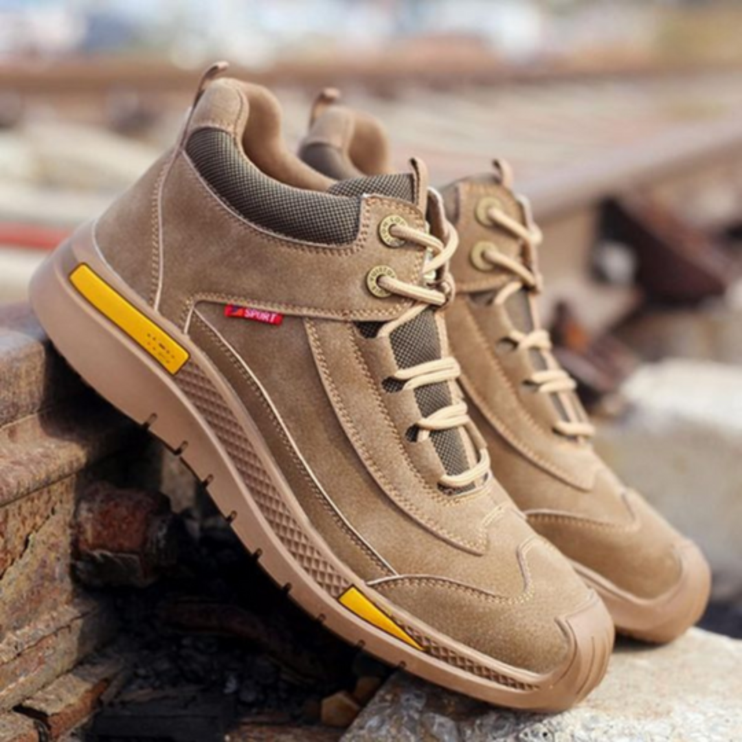 Chaussures Imperméables Avancées Arnauld Marron pour hommes, confortables et sécurisées, design élégant et léger, protection optimale