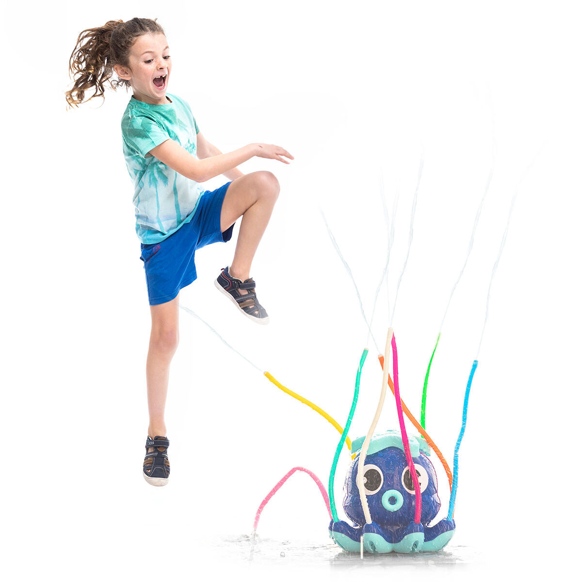 Arroseur rotatif octopus - Jouet d'eau extérieur pour enfant pour jardin ludique
