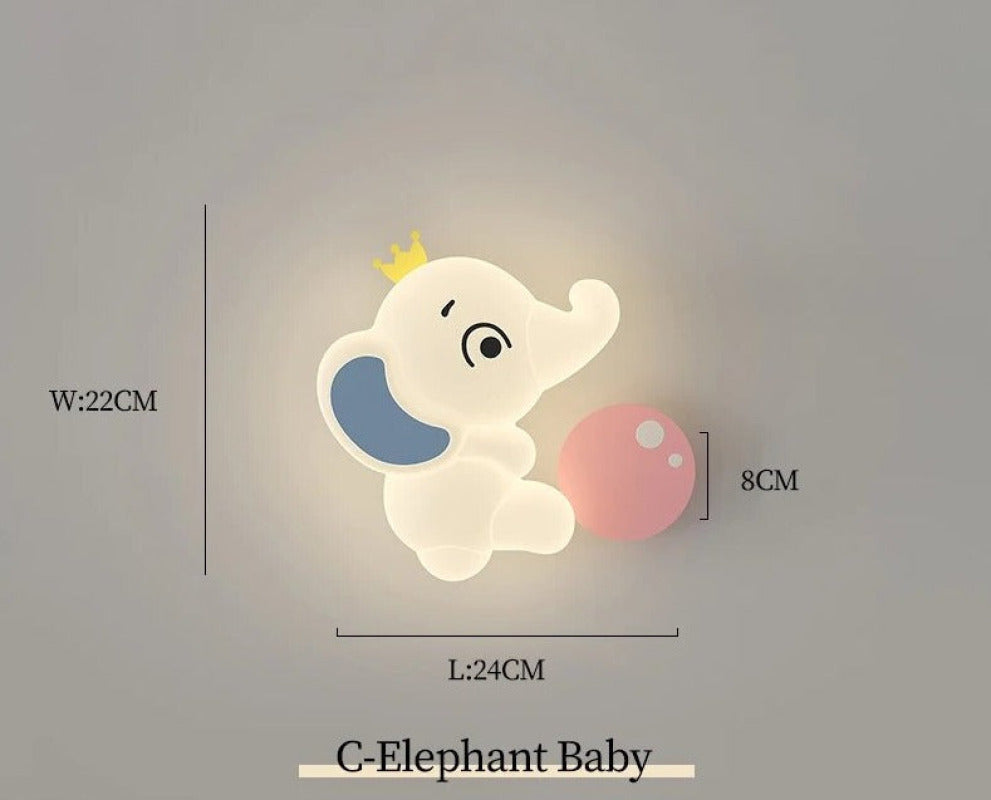 Applique Murale Bébé Éléphant - Décoration Intérieure Cosy leak
