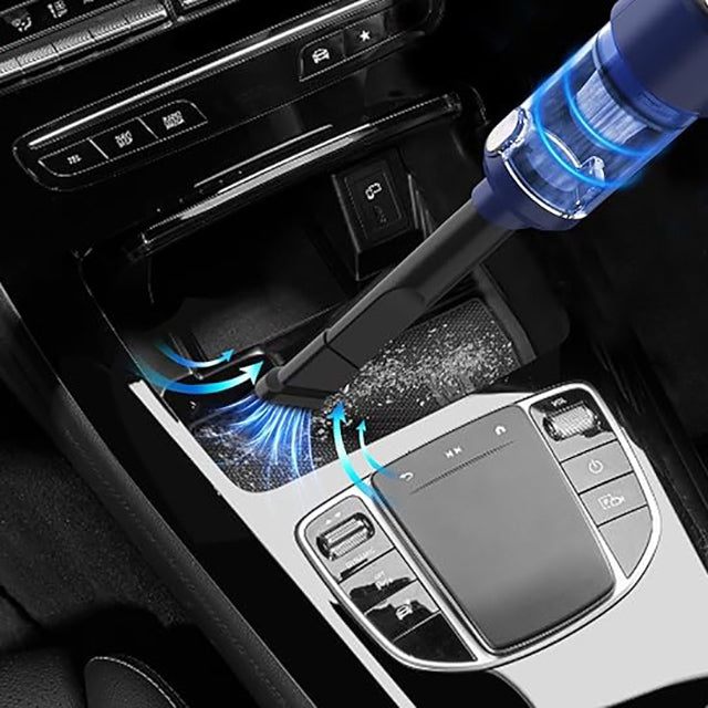 Aspirateur à Main Sans Fil pour Voiture avec Fonction Soufflage - Nettoyage Efficace