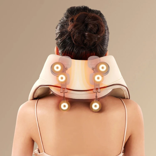 Massage cervicales chauffant - Idéal pour soulager les douleurs musculaires t