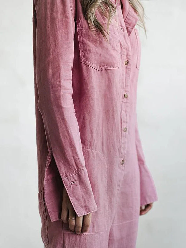 Combinaison à col V d'inspiration vintage pour femmes | Matières légères et style chic