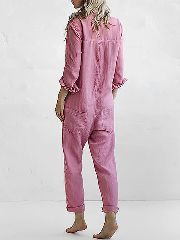 Combinaison à col V d'inspiration vintage pour femmes | Matières légères et style chic