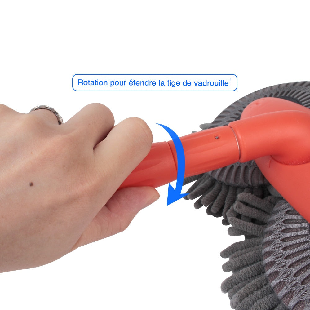 Balai lave-auto pop pour un nettoyage amusant de votre voiture travel bottle