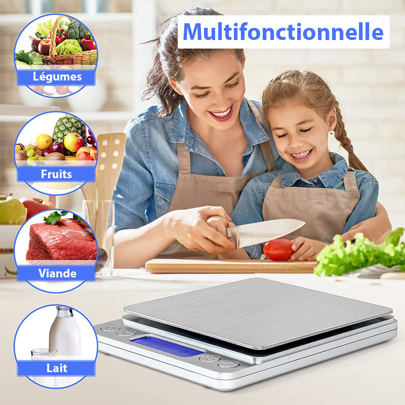 Balance de cuisine de précision multifonctionnelle pour tous vos besoins trav
