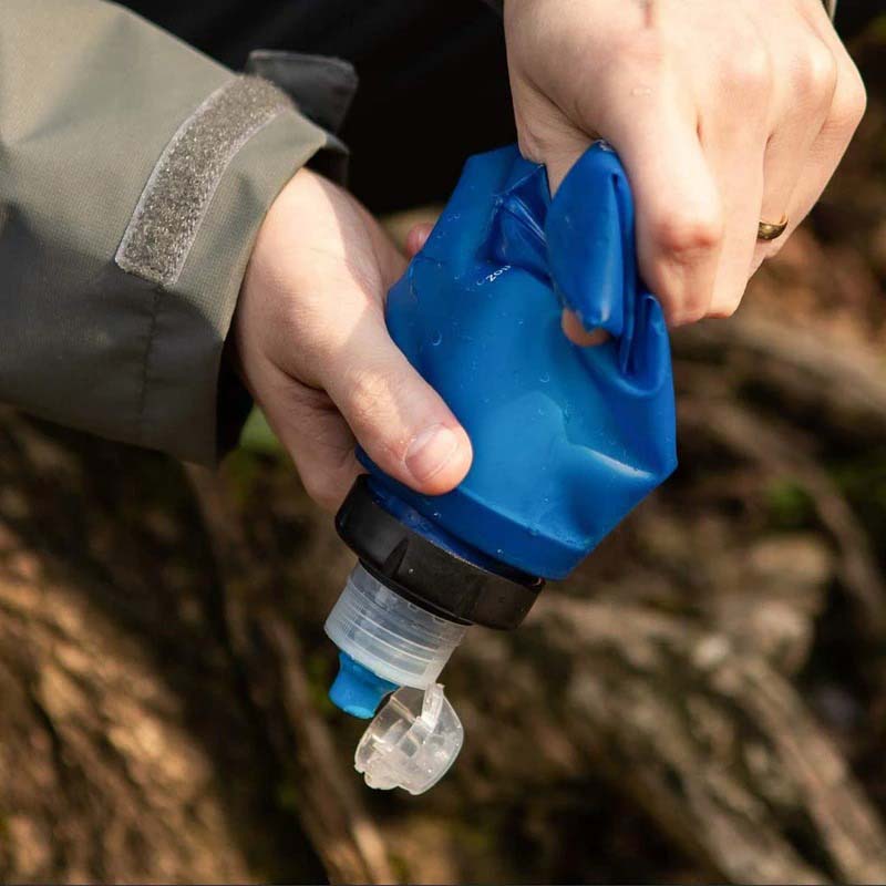 Bouteille Pliable avec Filtre à Eau - Compacte et Pratique leak