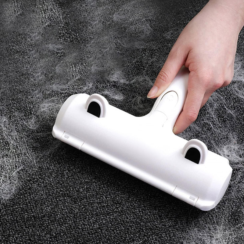 Brosse Anti-Poils pour Animaux Chats et Chiens - Idéal pour Canapé Lit et Voiture avec Compartiment Intégré