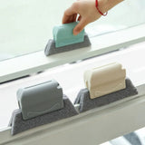 Window groove cleaning brush