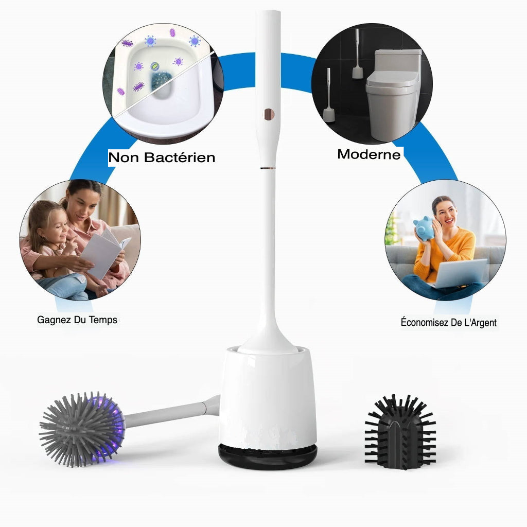 Juiil - Brosse de toilette électrique UV avec stérilisation UV
