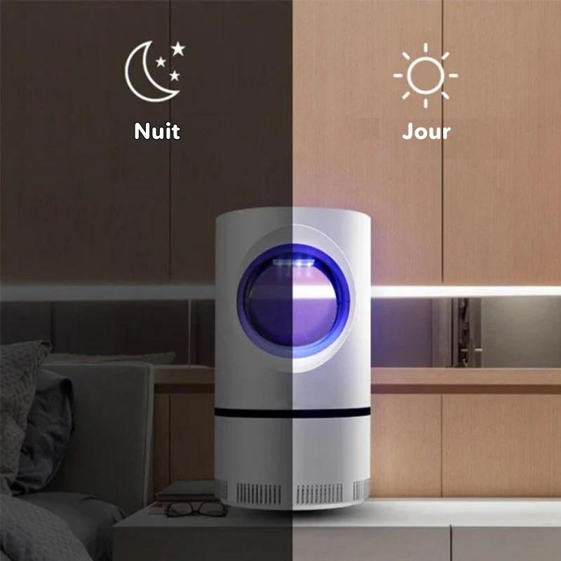 Lampe Anti-Moustiques BzzzBuster - Technologie UV Innovante pour Capture de Moustiques